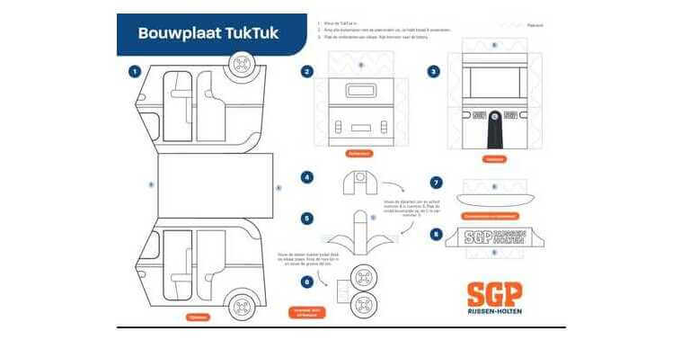 14/3 – Kleurplaat Tuk Tuk