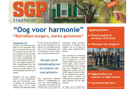 Advertenties en folder