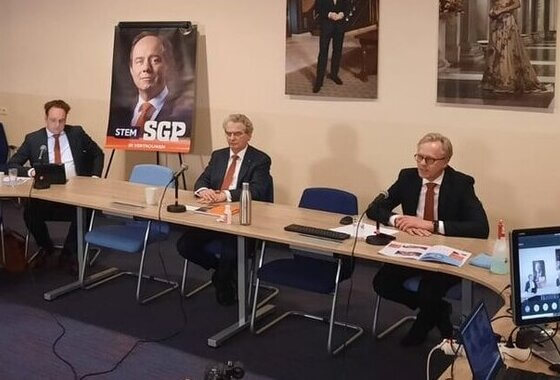 Verkiezingsavond SGP in het kader van TK verkiezingen