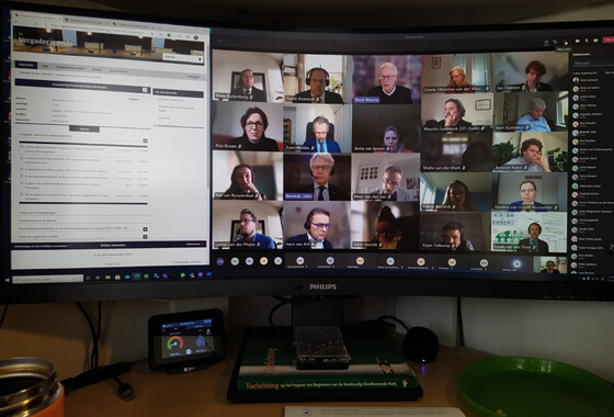 Digitaal vergaderen, een impressie
