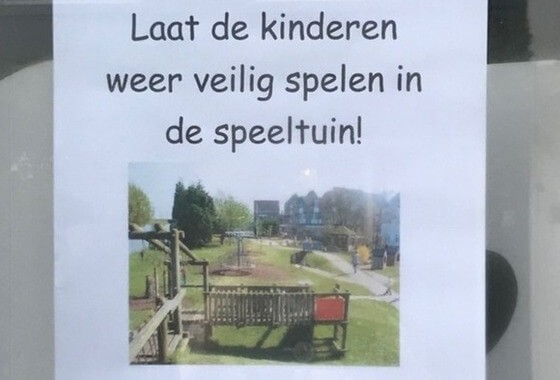 Beantwoording vragen over speeltuin Oude Stad