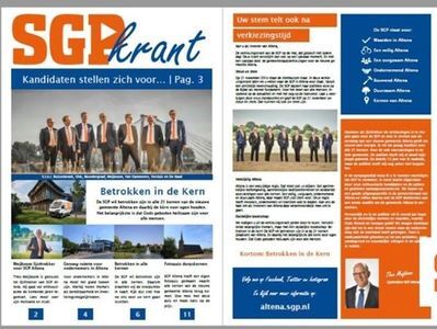 Uitgave: SGP krant