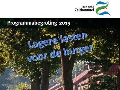 Uitgelicht: Lagere lasten voor de burger