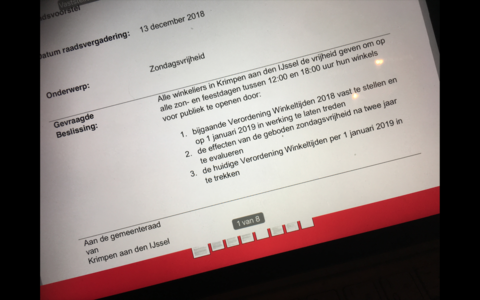Lokale winkeltijdenverordening