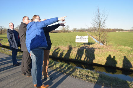 SGP bezoekt gedupeerden zonnevelden de Kraats Bennekom.