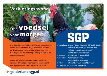 Verkiezingsavond | Ons voedsel voor morgen