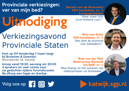 Provinciale verkiezingen ver van mijn bed?? Kom naar onze verkiezingsavond!