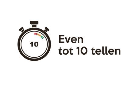 Even tot 10 tellen