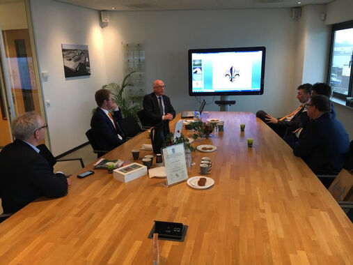 Op werkbezoek in Zwijndrecht