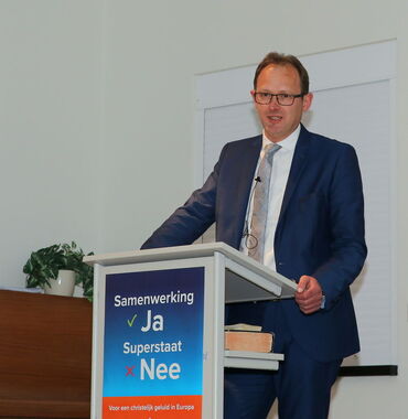 Verkiezingsbijeenkomst over Europese Verkiezingen