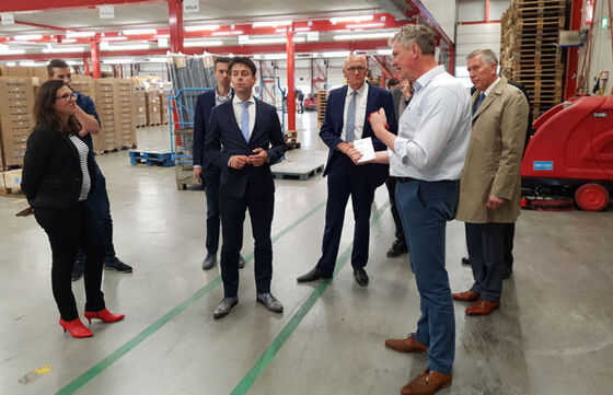 Met Chris Stoffer op werkbezoek bij Van Reenen Transport