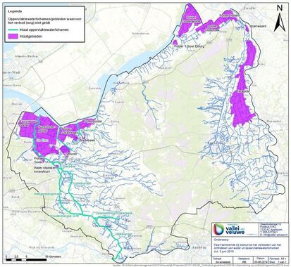 Onttrekkingsverbod oppervlaktewater vanaf 5 juni 2019