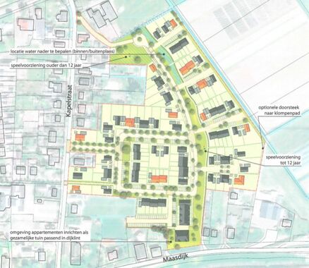 Exploitatieovereenkomst en Plan van Aanpak voor woningbouw aan de Kapelstraat te Nederhemert