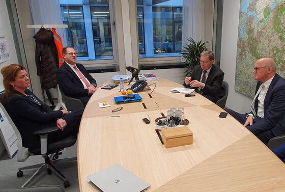 Gesprek met gedeputeerde Van der Wal