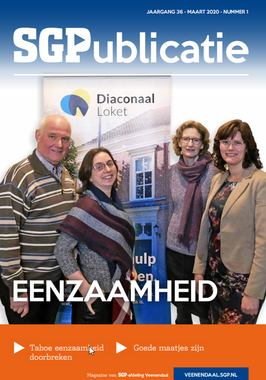 Eenzaamheid, thema SGPublicatie maart 2020