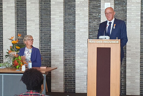 Wijnne citeert uit het Bijbelboek Esther tijdens afscheidsspeech