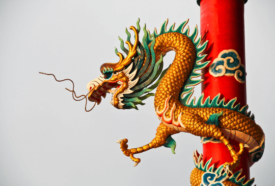 China: duif of draak
