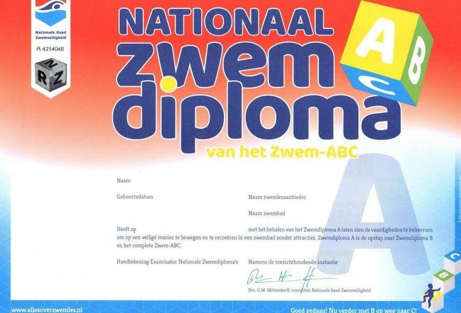 Geen beperkingen voor kinderen die zwemles volgen