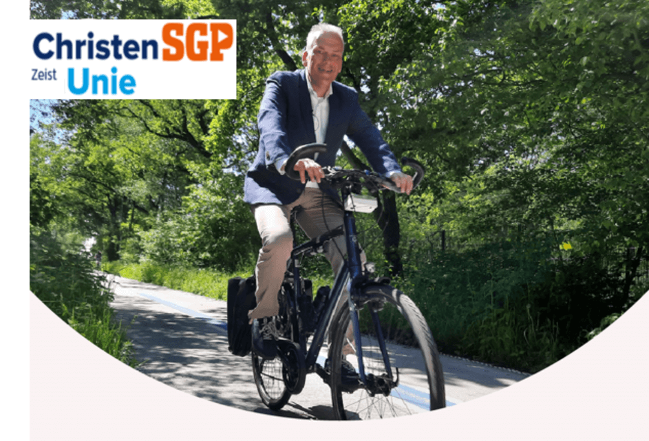 Wouter Catsburg is gekozen als lijsttrekker CU-SGP Zeist