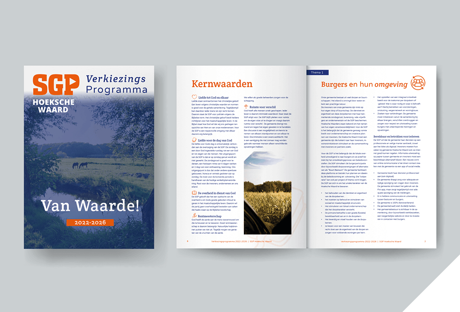 Nu beschikbaar: het verkiezingsprogramma 2022-2026!