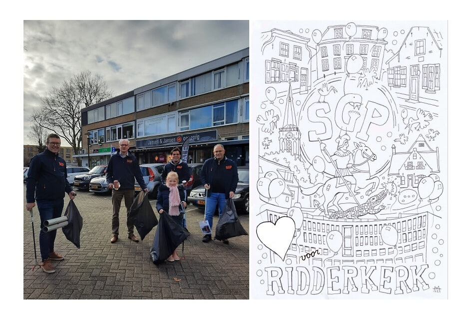 SGP ruimt rommel op in centrum