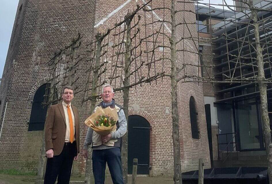 Molenaar Willem ten Brink benoemd tot stadsmolenaar van Ede