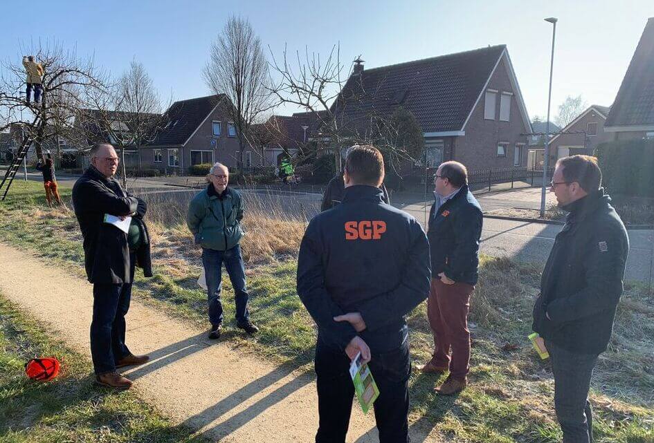 SGP op locatie in gesprek met Milieu- en Natuurvereniging Groentje