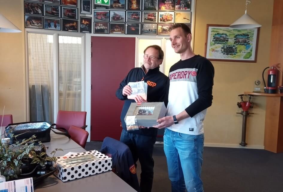 Brandweer bedankt voor meer dan 100 inzetten