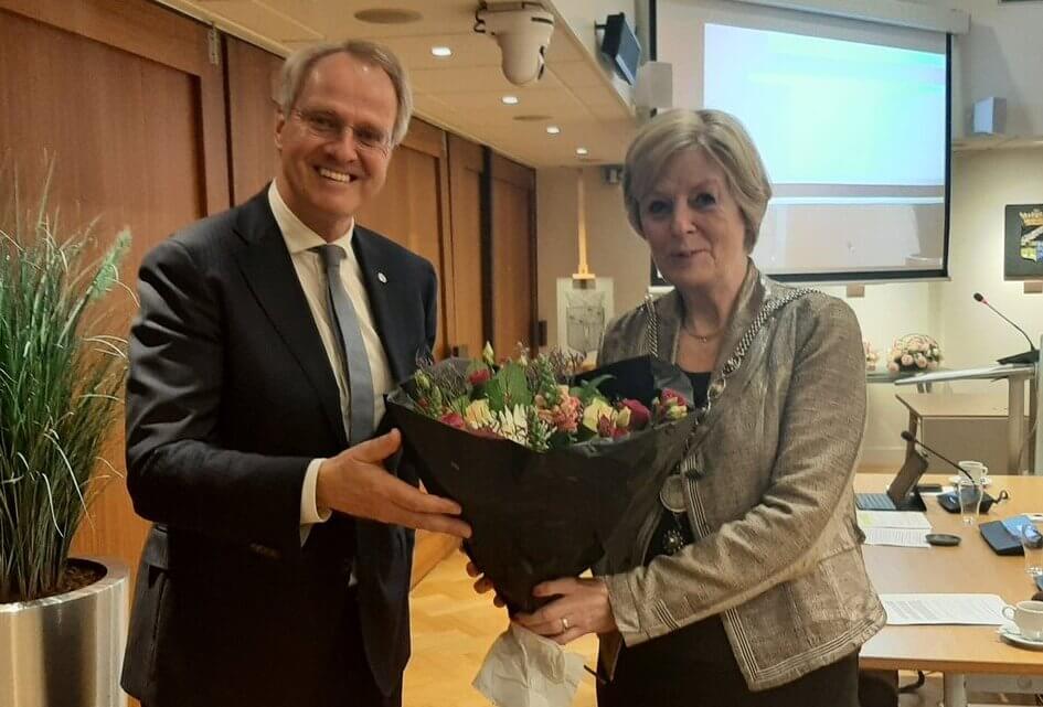 Afscheid burgemeester van Wingerden