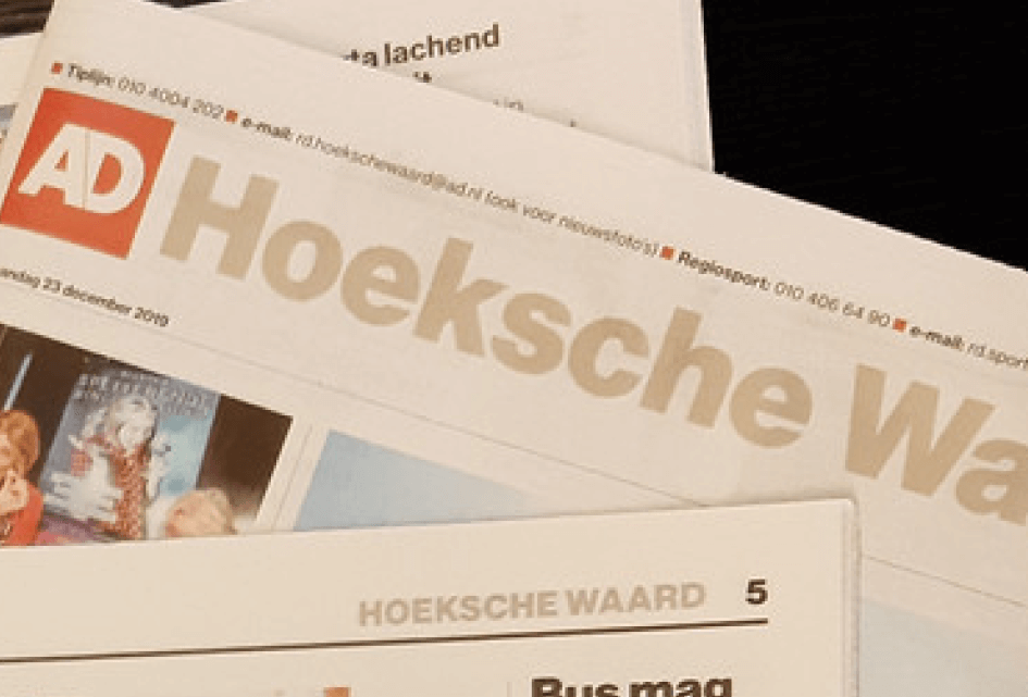 Reactie op AD artikel 9 maart jl.