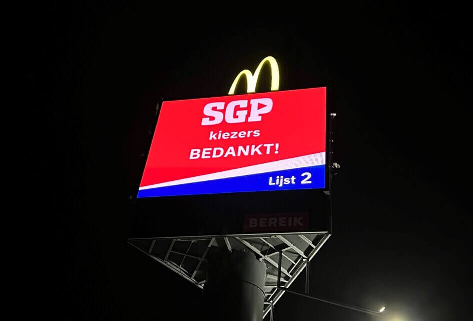 Dank voor uw steun en stem!