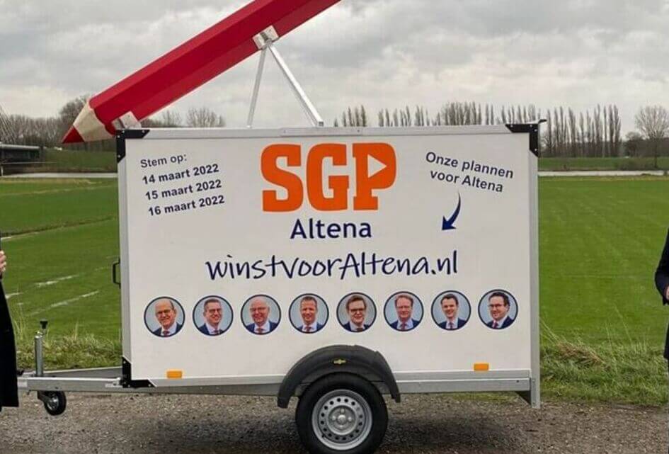 SGP-stemmers: bedankt voor uw stem!