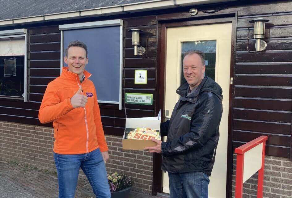 SGP feliciteert Hoveniersbedrijf Stip met goud