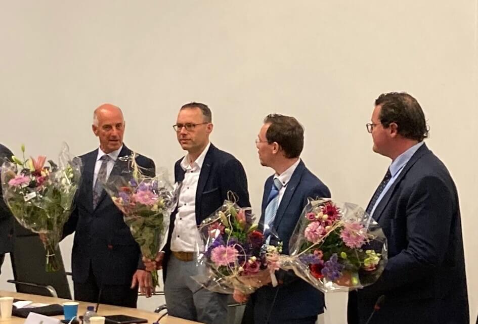 Afscheid en installatie raad