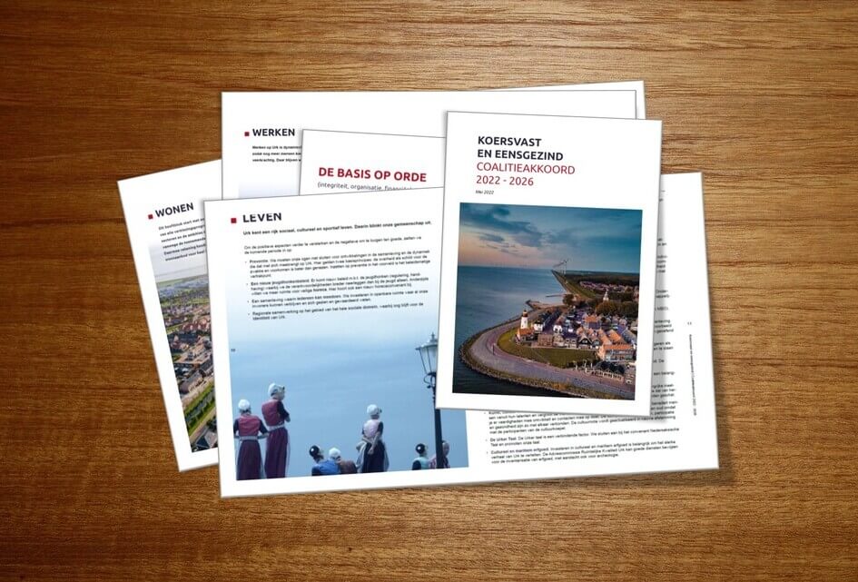 Koersvast en eensgezind - Coalitieakkoord 2022-2026
