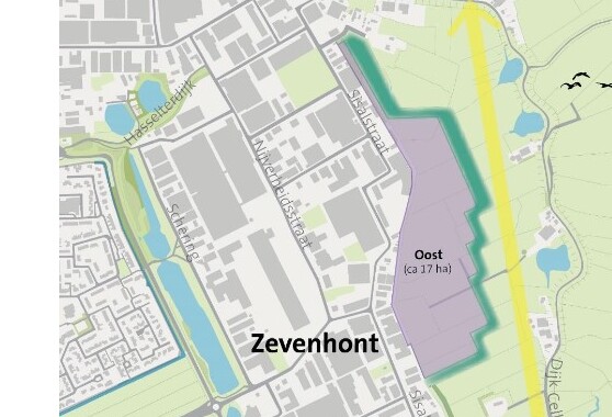 Grondexploitatie Zevenhont Oost.