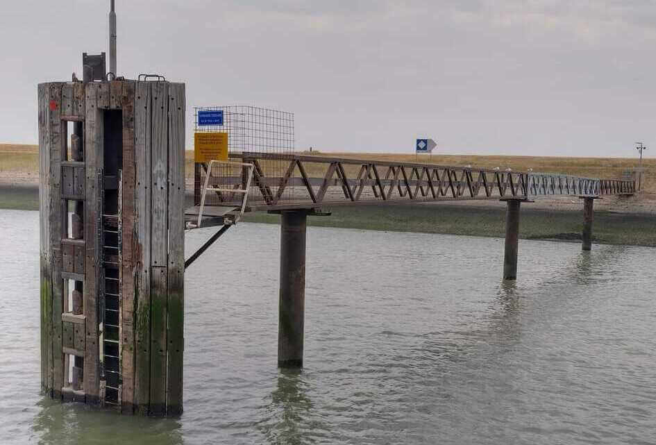 Sluiting steigers Hansweert