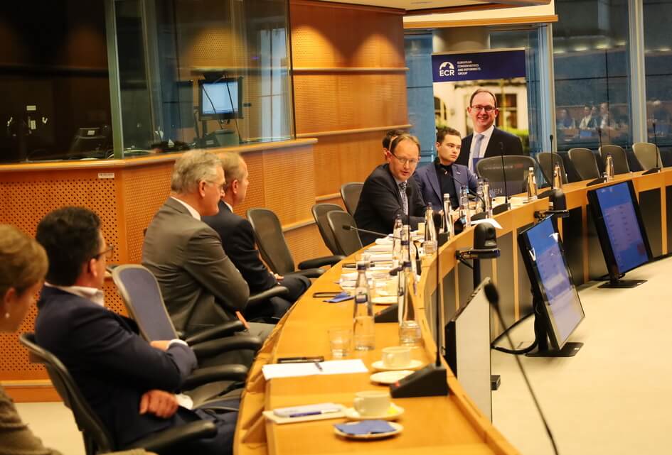 SGP-fractie op bezoek in het Europees Parlement
