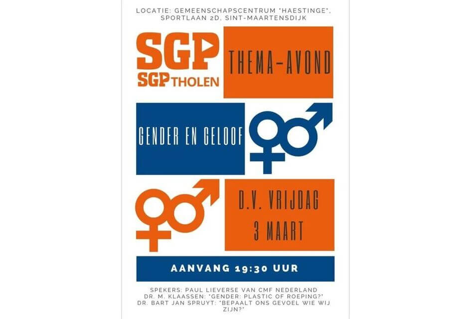 Debatavond 'gender en geloof'