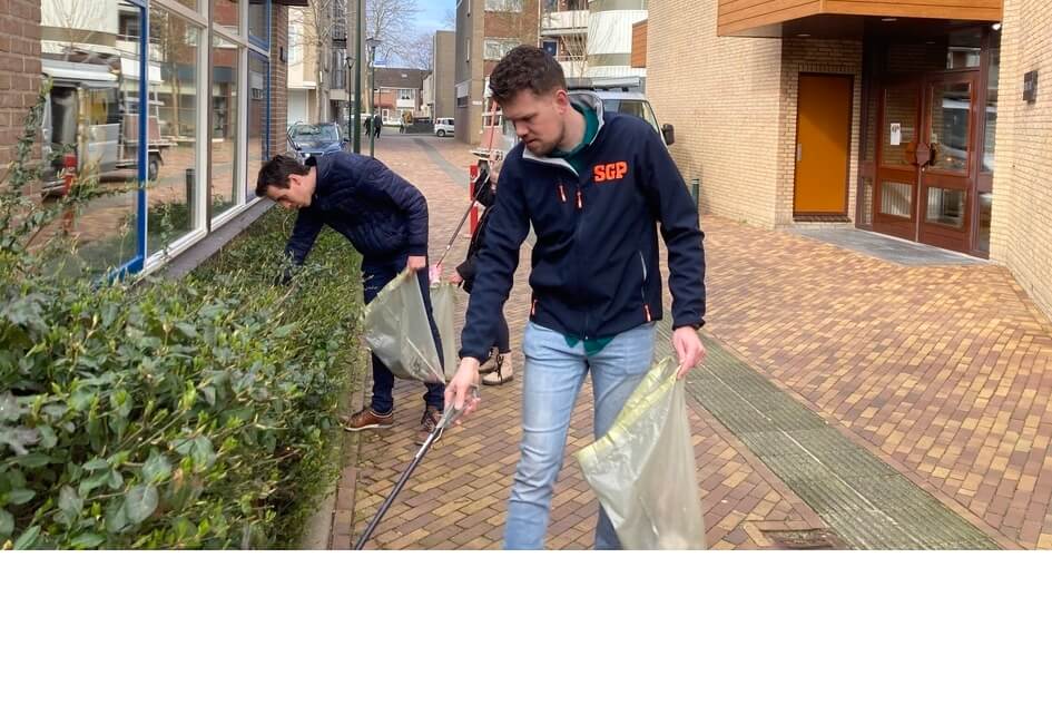SGP doet mee aan de Opschoondag