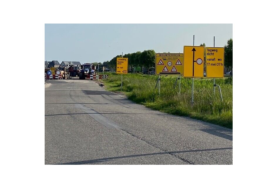 Verkeersomleiding Tag Genemuiden