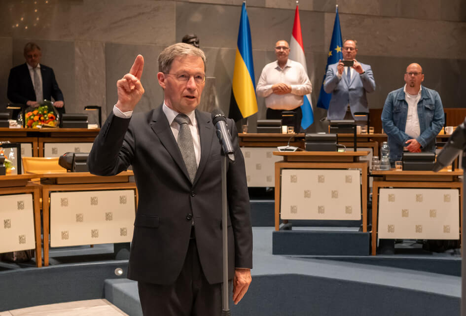 Klaas Ruitenberg beëdigd als gedeputeerde
