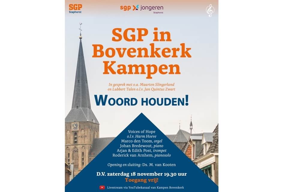 SGP in de Bovenkerk Kampen