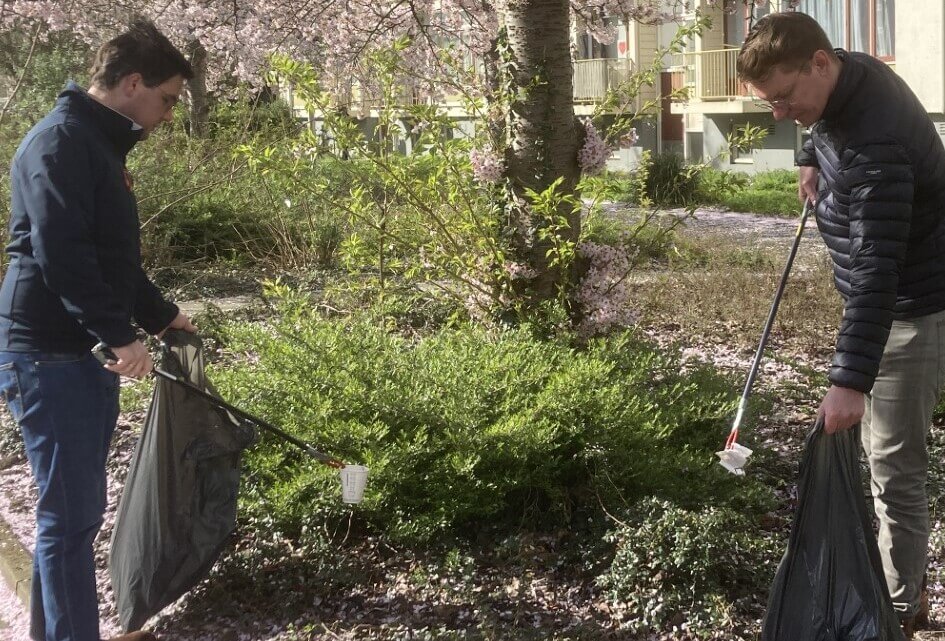 SGP doet mee aan Opschoondag
