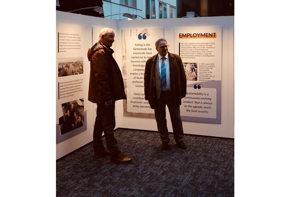Visserij-expositie SGP Europees Parlement