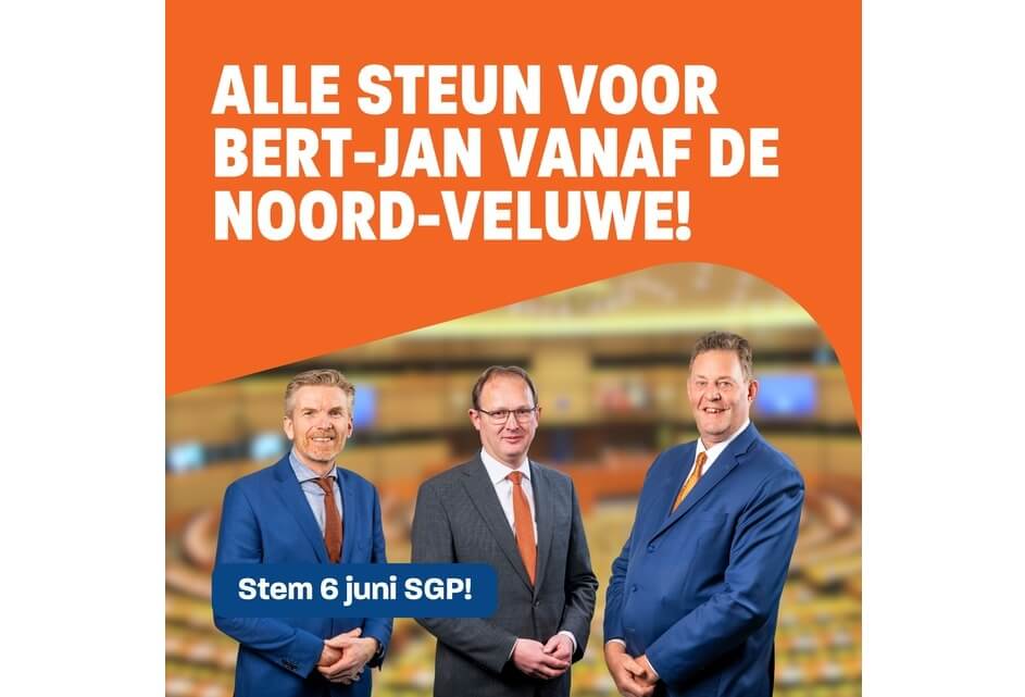 ALLE STEUN VOOR BERT-JAN VANAF DE NOORD-VELUWE