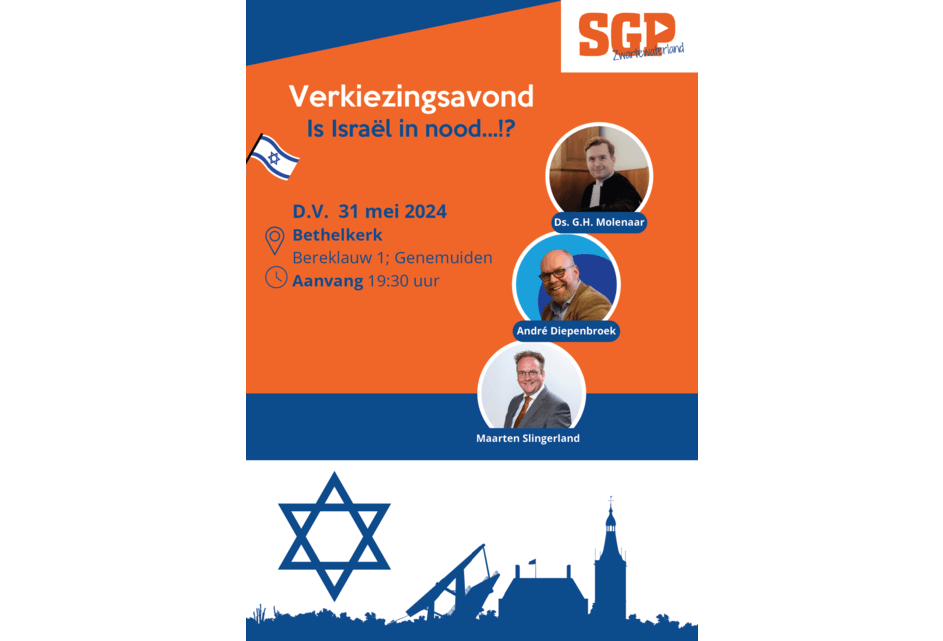 Verkiezingsavond Bethelkerk Genemuiden
