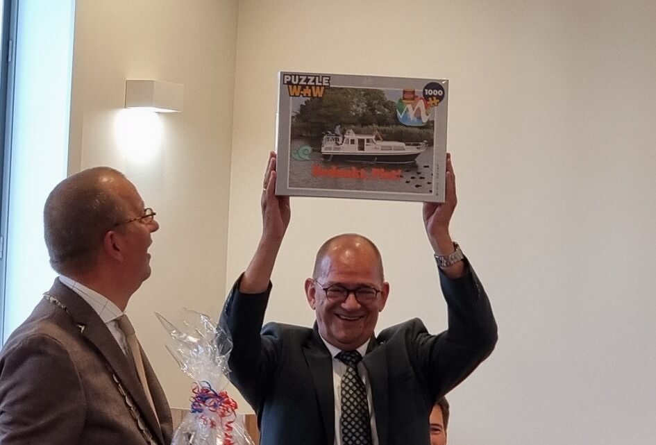 Wethouder Piet Vat neemt afscheid