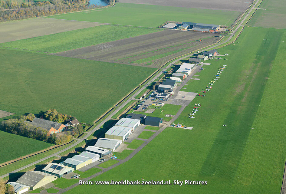 Baanrotatie vliegveld Midden-Zeeland