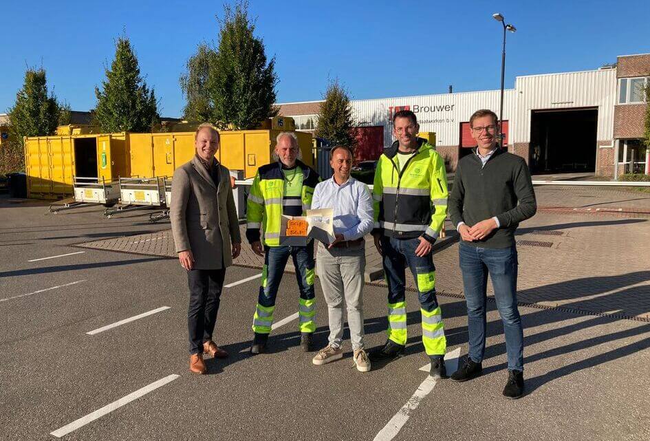 Bezoek fractie milieustraat